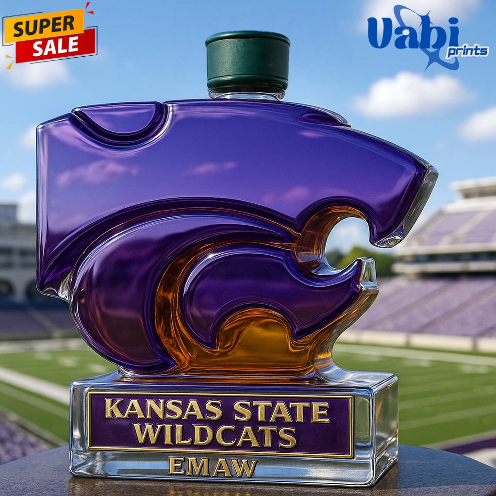 Kansas State Wildcats Limited-Edition Whiskey Bottle Kansas State Wildcats Limited-Edition Whiskey Bottle