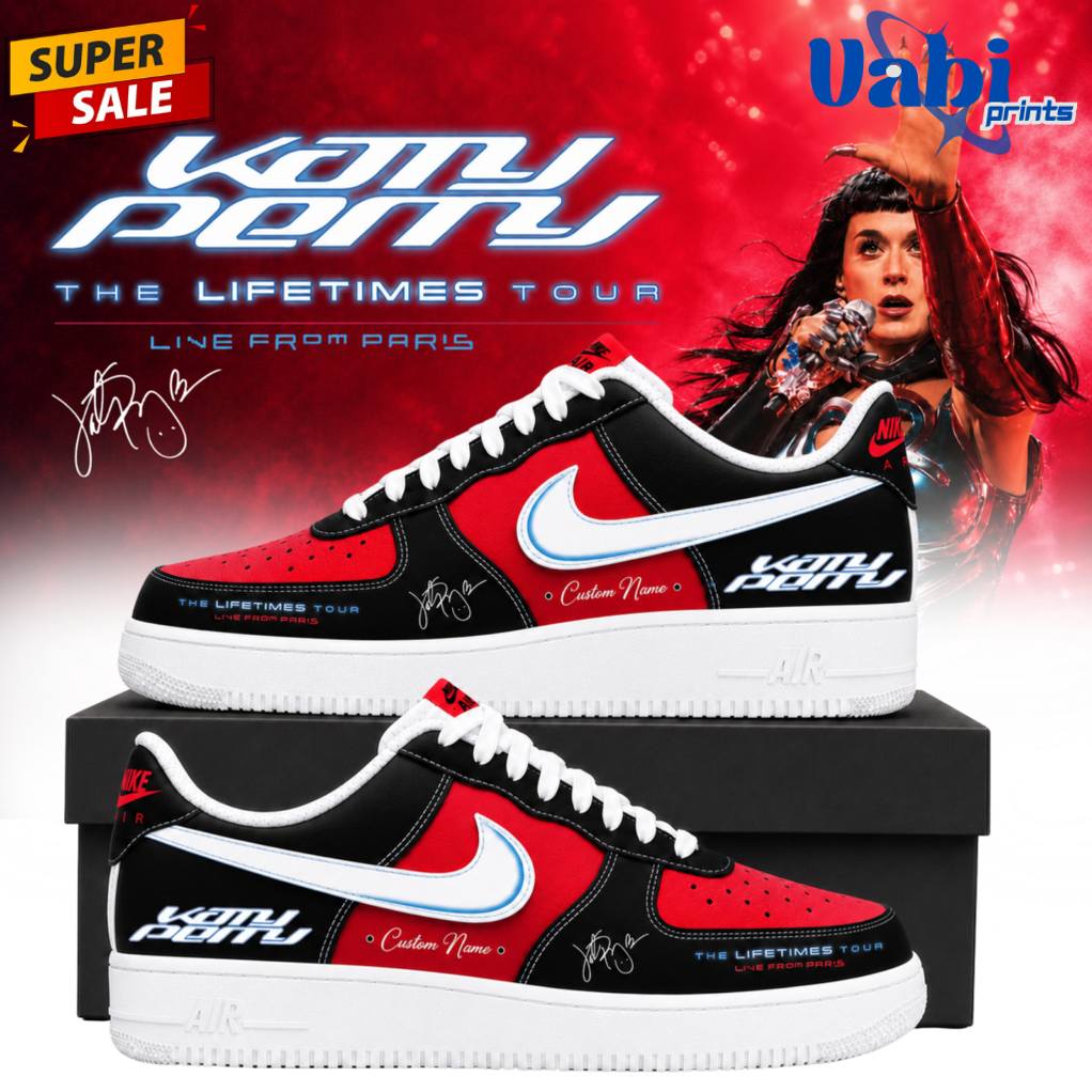 Katy Perry The Lifetimes Tour : Live From Paris Air Force 1 Shoes Katy Perry The Lifetimes Tour : Live From Paris Air Force 1 Shoes