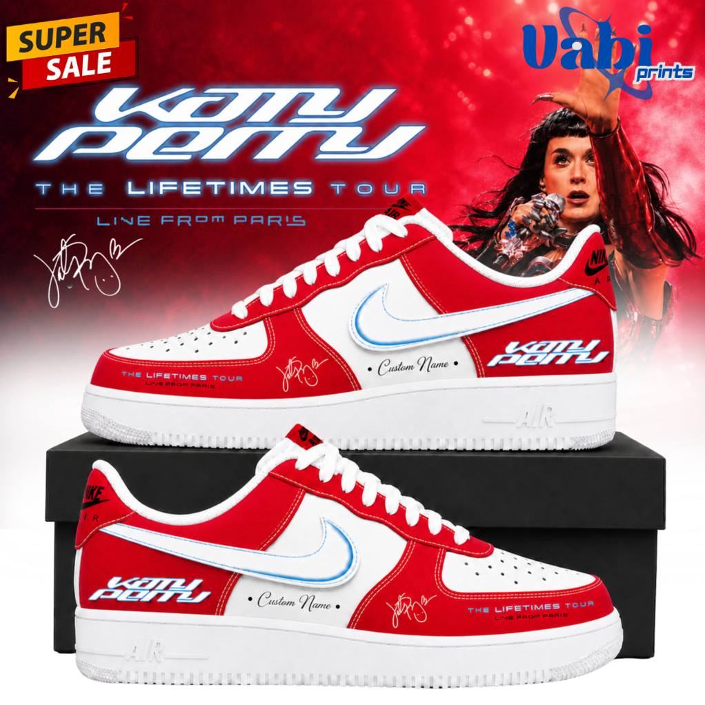 Katy Perry The Lifetimes Tour : Live From Paris Air Force 1 Shoes Katy Perry The Lifetimes Tour : Live From Paris Air Force 1 Shoes
