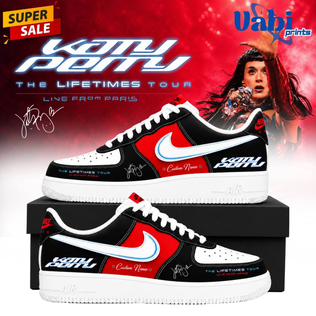 Katy Perry The Lifetimes Tour : Live From Paris Air Force 1 Shoes Katy Perry The Lifetimes Tour : Live From Paris Air Force 1 Shoes