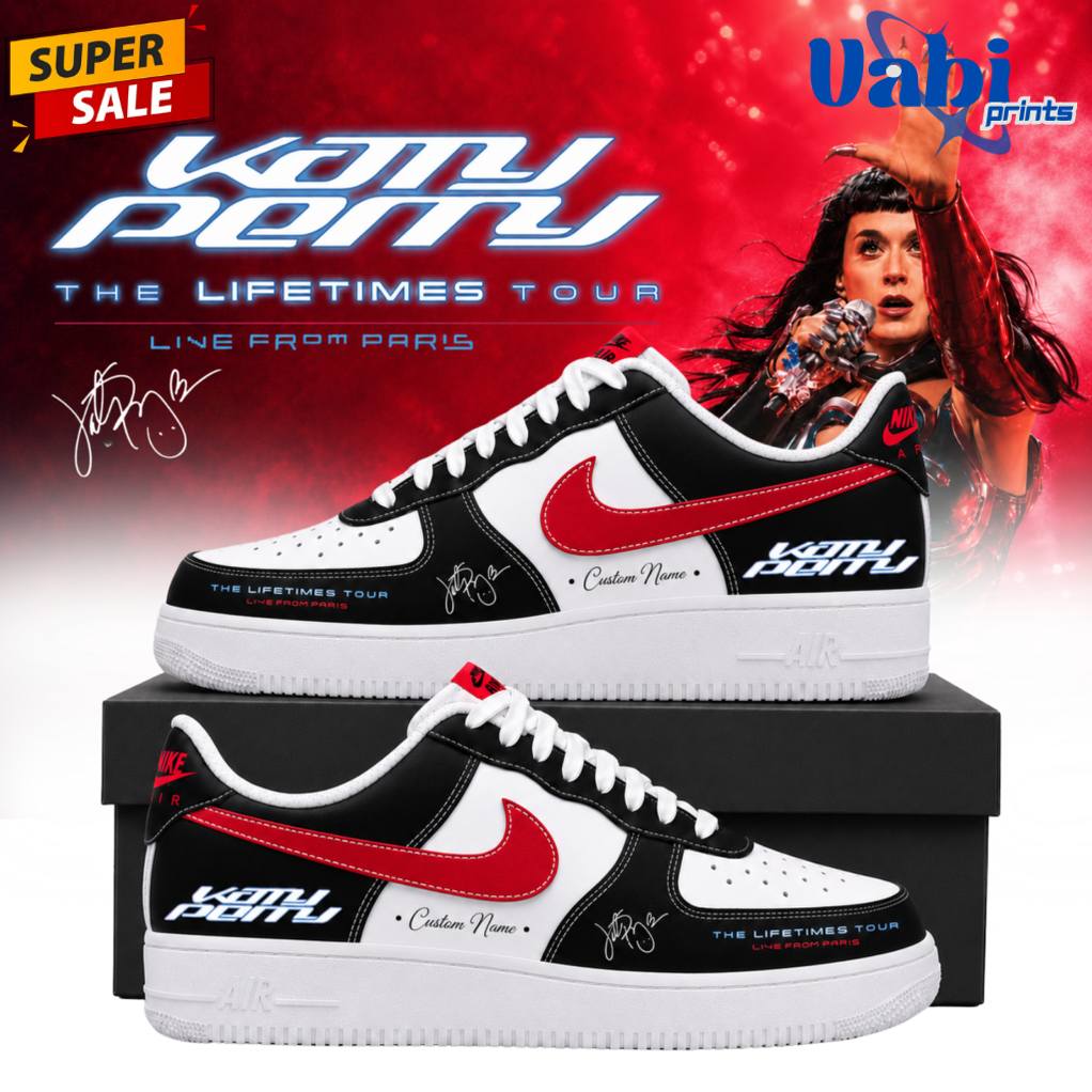 Katy Perry The Lifetimes Tour : Live From Paris Air Force 1 Shoes Katy Perry The Lifetimes Tour : Live From Paris Air Force 1 Shoes