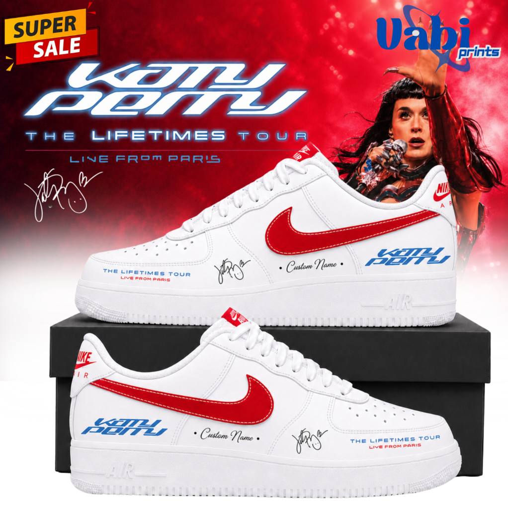 Katy Perry The Lifetimes Tour : Live From Paris Air Force 1 Shoes Katy Perry The Lifetimes Tour : Live From Paris Air Force 1 Shoes
