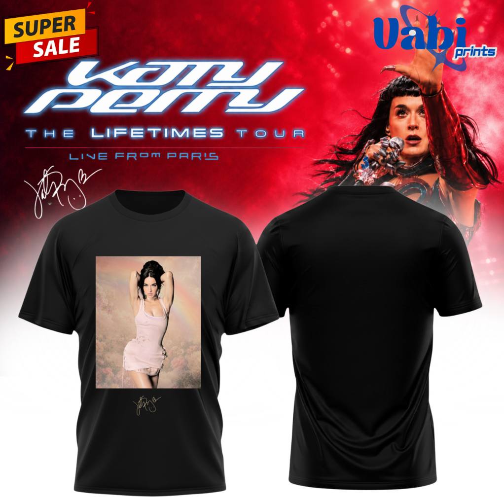 Katy Perry The Lifetimes Tour : Live From Paris Limited 3D T-shirt Katy Perry The Lifetimes Tour : Live From Paris Limited 3D T-shirt