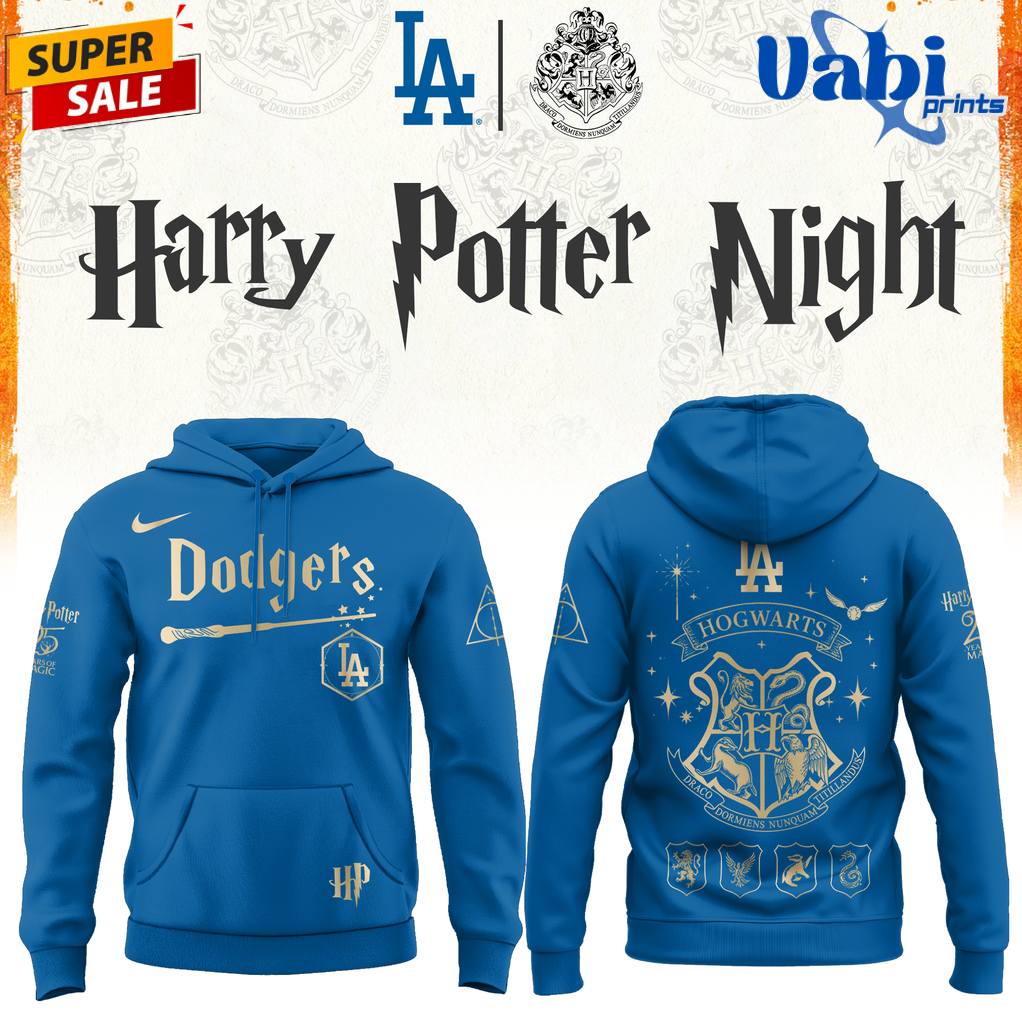 LA Dodgers x Harry Potter Limited Edition Baseball Hoodie LA Dodgers x Harry Potter Limited Edition Baseball Hoodie