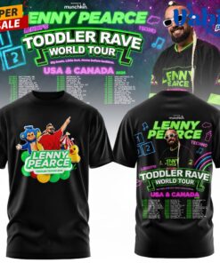 Lenny Pearce Toddler Rave World Tour Limited 3D T-shirt