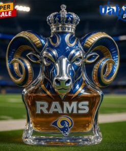 Los Angeles Rams Limited Edition Whiskey Bottle