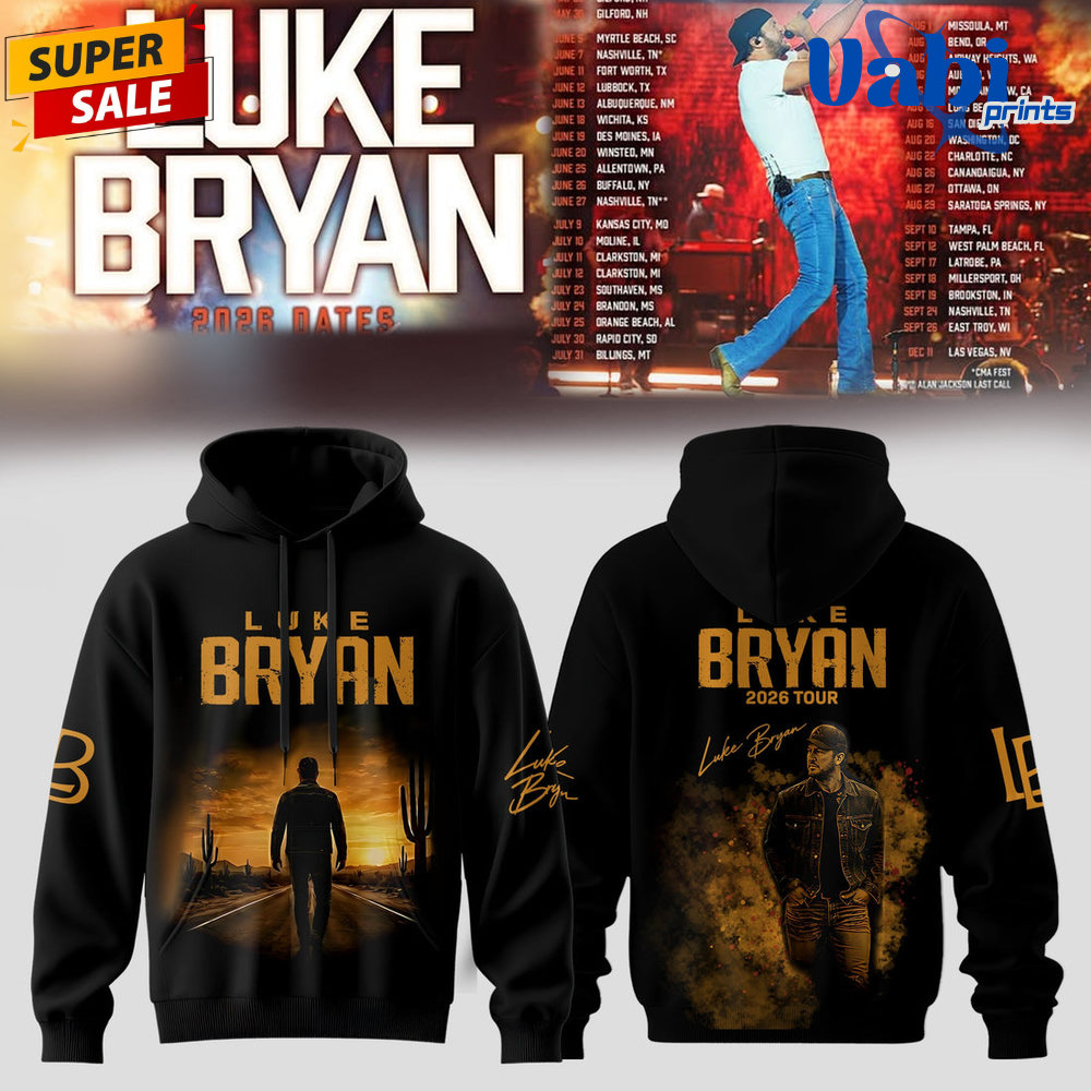 Luke Bryan 2026 Tour Country Night Limited Edition Hoodie Luke Bryan 2026 Tour Country Night Limited Edition Hoodie