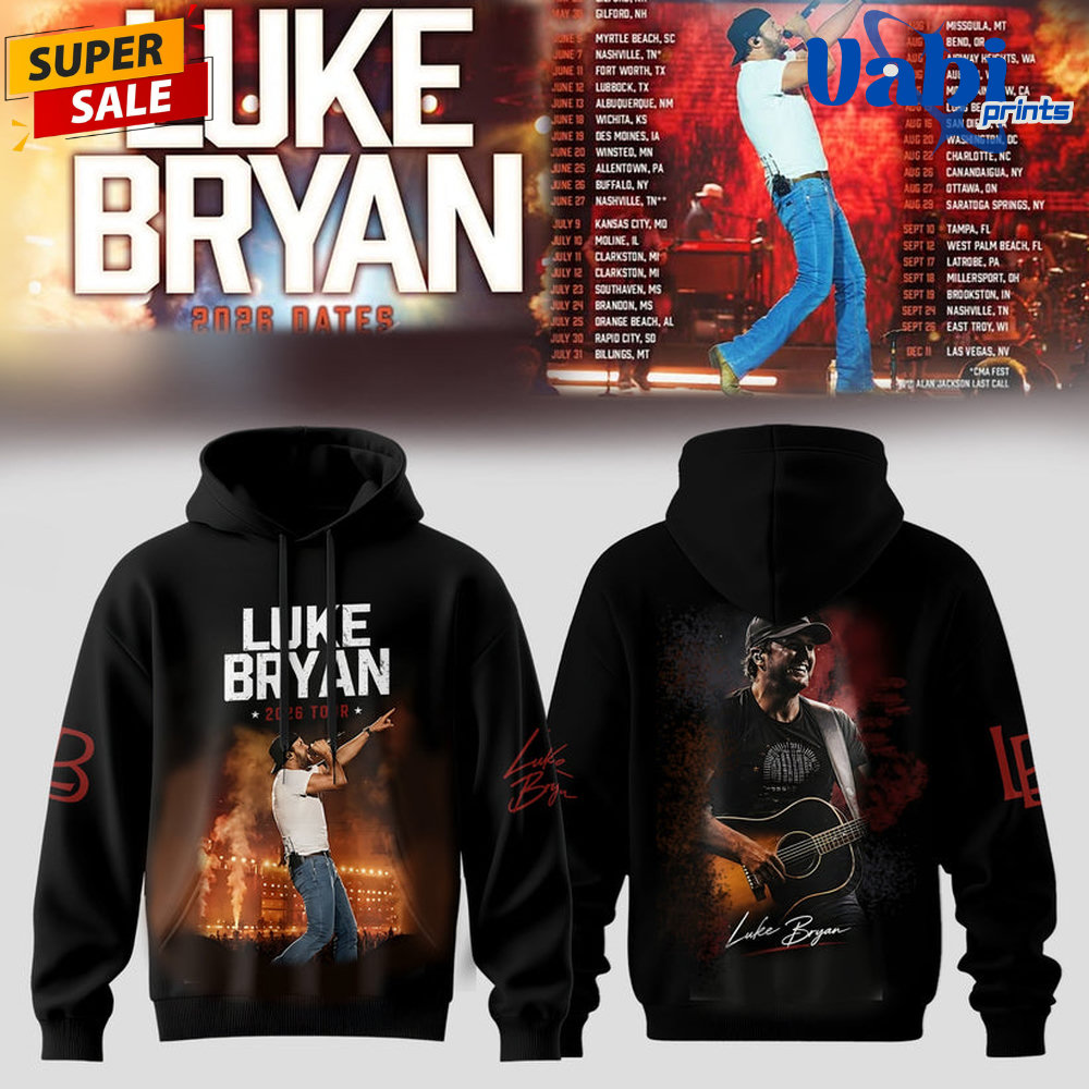 Luke Bryan 2026 Tour Country Night Limited Edition Hoodie Luke Bryan 2026 Tour Country Night Limited Edition Hoodie