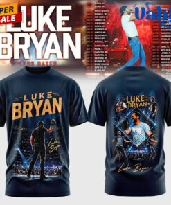 Luke Bryan 2026 Tour Country Night Special Edition 3D T-shirt Luke Bryan 2026 Tour Country Night Special Edition 3D T-shirt