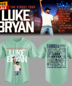 Luke Bryan Word On The Street Tour Limited Edition Baseball Jersey