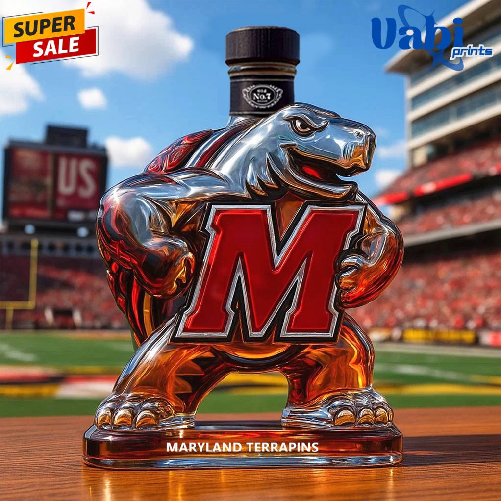 Maryland Terrapins Limited Edition Whiskey Bottle Maryland Terrapins Limited Edition Whiskey Bottle