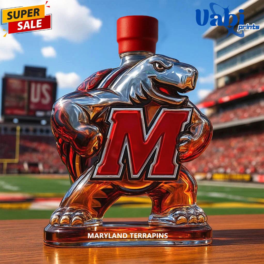 Maryland Terrapins Limited Edition Whiskey Bottle Maryland Terrapins Limited Edition Whiskey Bottle