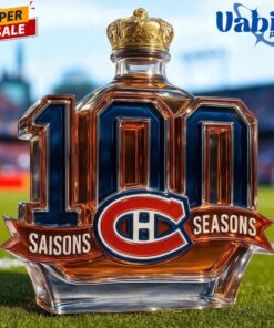 Montreal Canadiens 100th Anniversary Special Edition Whiskey Bottle 1