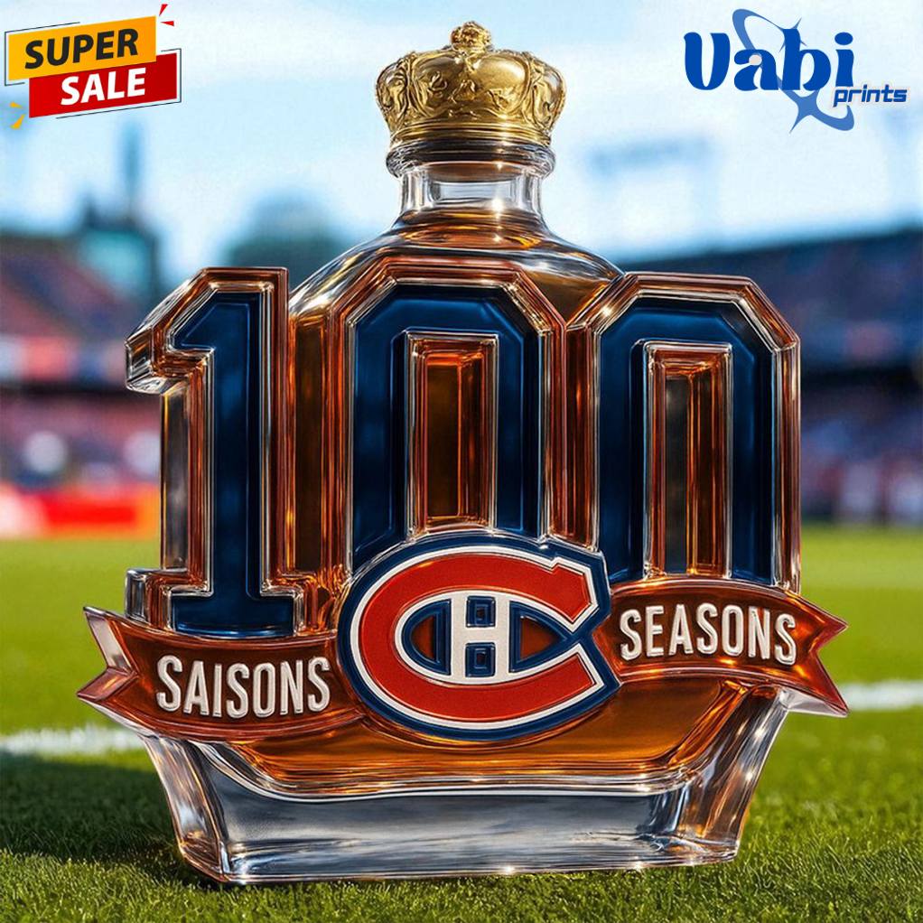 Montreal Canadiens 100th Anniversary Special Edition Whiskey Bottle Montreal Canadiens 100th Anniversary Special Edition Whiskey Bottle