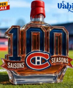Montreal Canadiens 100th Anniversary Special Edition Whiskey Bottle 2