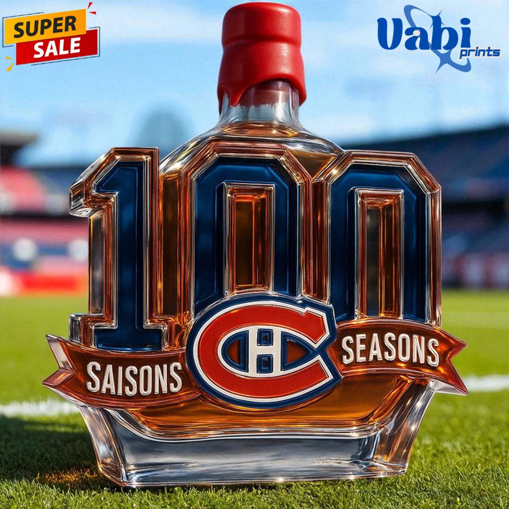 Montreal Canadiens 100th Anniversary Special Edition Whiskey Bottle Montreal Canadiens 100th Anniversary Special Edition Whiskey Bottle