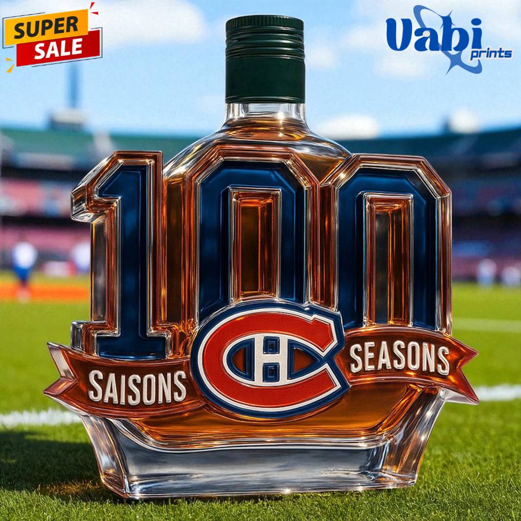 Montreal Canadiens 100th Anniversary Special Edition Whiskey Bottle Montreal Canadiens 100th Anniversary Special Edition Whiskey Bottle