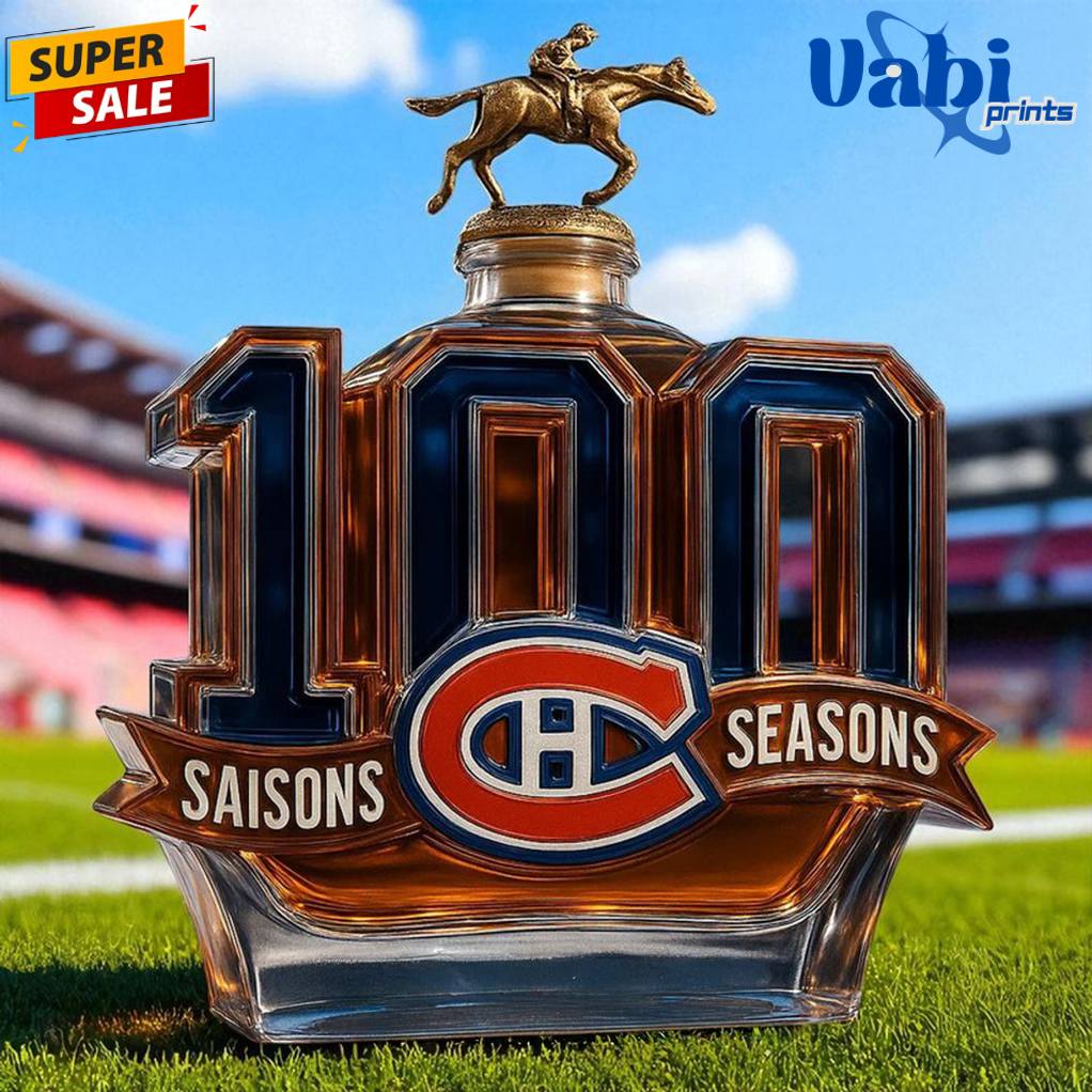 Montreal Canadiens 100th Anniversary Special Edition Whiskey Bottle Montreal Canadiens 100th Anniversary Special Edition Whiskey Bottle
