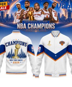 New York Knicks 2026 NBA Champions Bomber Jacket