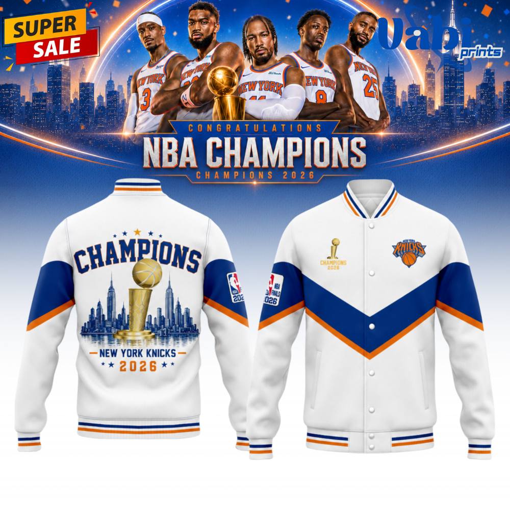 New York Knicks 2026 NBA Champions Bomber Jacket New York Knicks 2026 NBA Champions Bomber Jacket