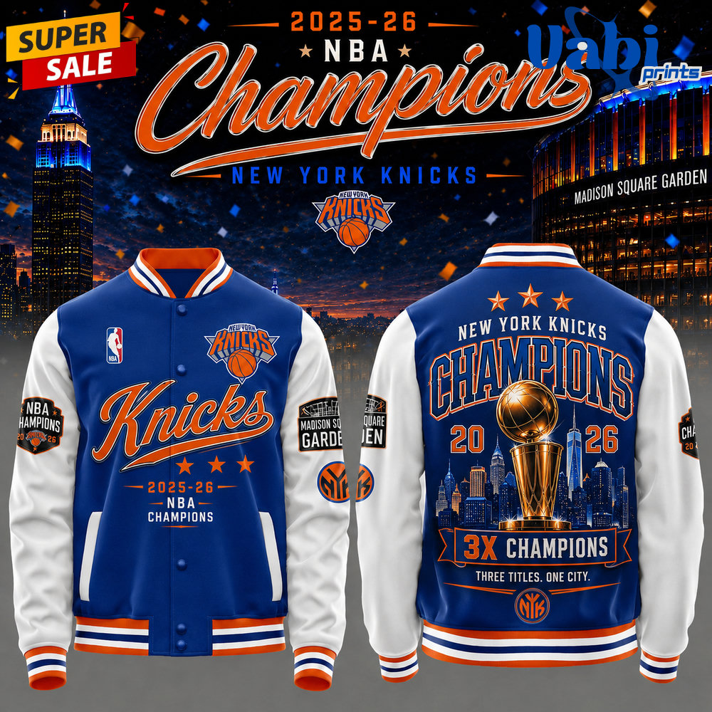 New York Knicks 2026 NBA Champions Jacket New York Knicks 2026 NBA Champions Jacket