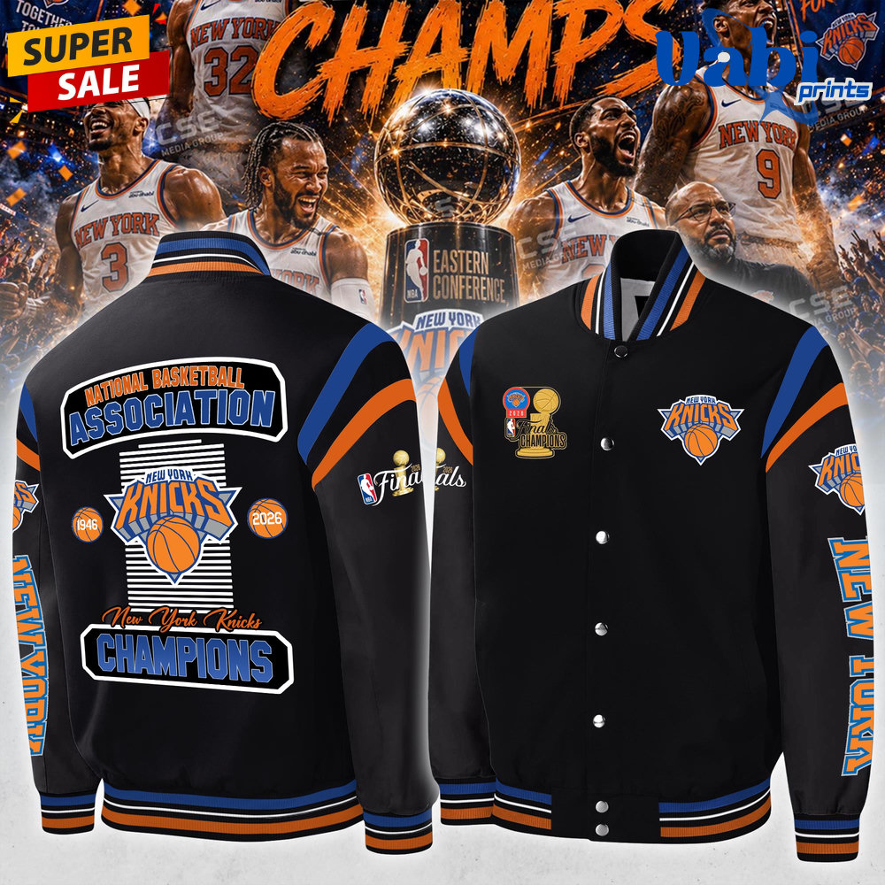 New York Knicks 2026 National Basketball Association Champions Bomber Jacket New York Knicks 2026 National Basketball Association Champions Bomber Jacket