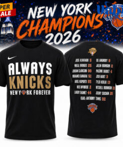 New York Knicks Champions NBA Era 2026 Edition Tee New York Knicks Champions NBA Era 2026 Edition Tee