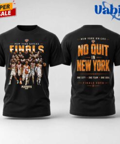 New York Knicks No Quit In NY One City One Team One Goal Finals 2026 3D T-shirt