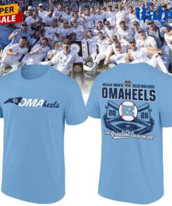 North Carolina Tar Heels 2026 College World Series Baseball Omaheels 3D T-shirt North Carolina Tar Heels 2026 College World Series Baseball Omaheels 3D T-shirt