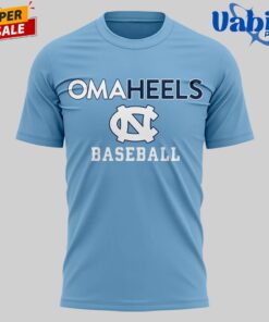 North Carolina Tar Heels Baseball College World 2026 Series Omaheels 3D T-shirt