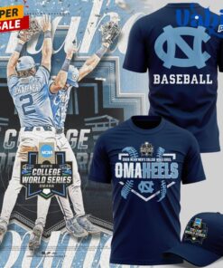North Carolina Tar Heels Baseball College World 2026 Series Omaheels T-shirt North Carolina Tar Heels Baseball College World 2026 Series Omaheels T-shirt