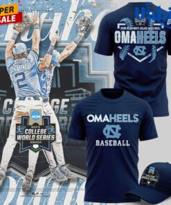 North Carolina Tar Heels Baseball College World Series Omaheels 2026 Special Edition T-shirt North Carolina Tar Heels Baseball College World Series Omaheels 2026 Special Edition T-shirt