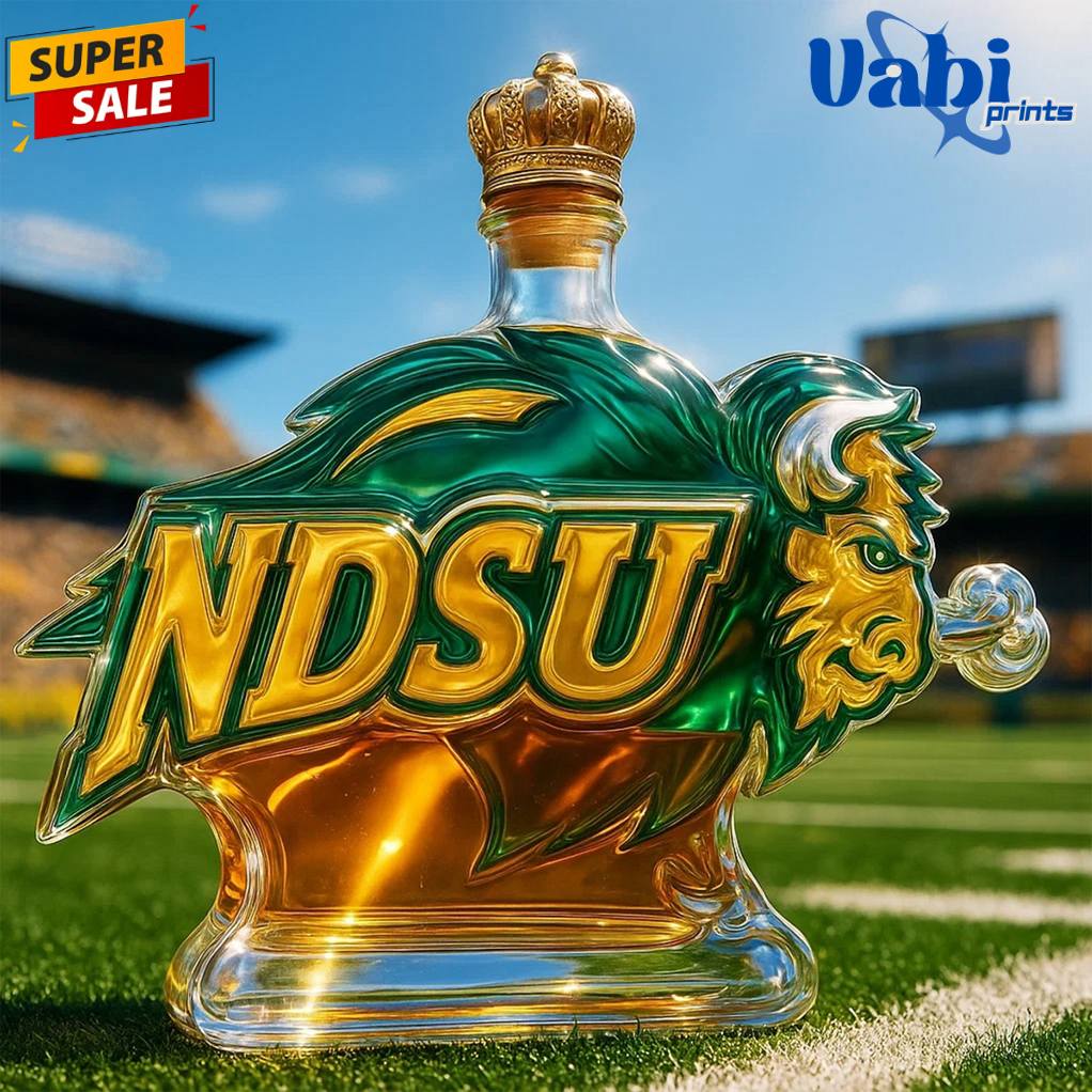 North Dakota State Bison Limited Edition Whiskey Bottle North Dakota State Bison Limited Edition Whiskey Bottle