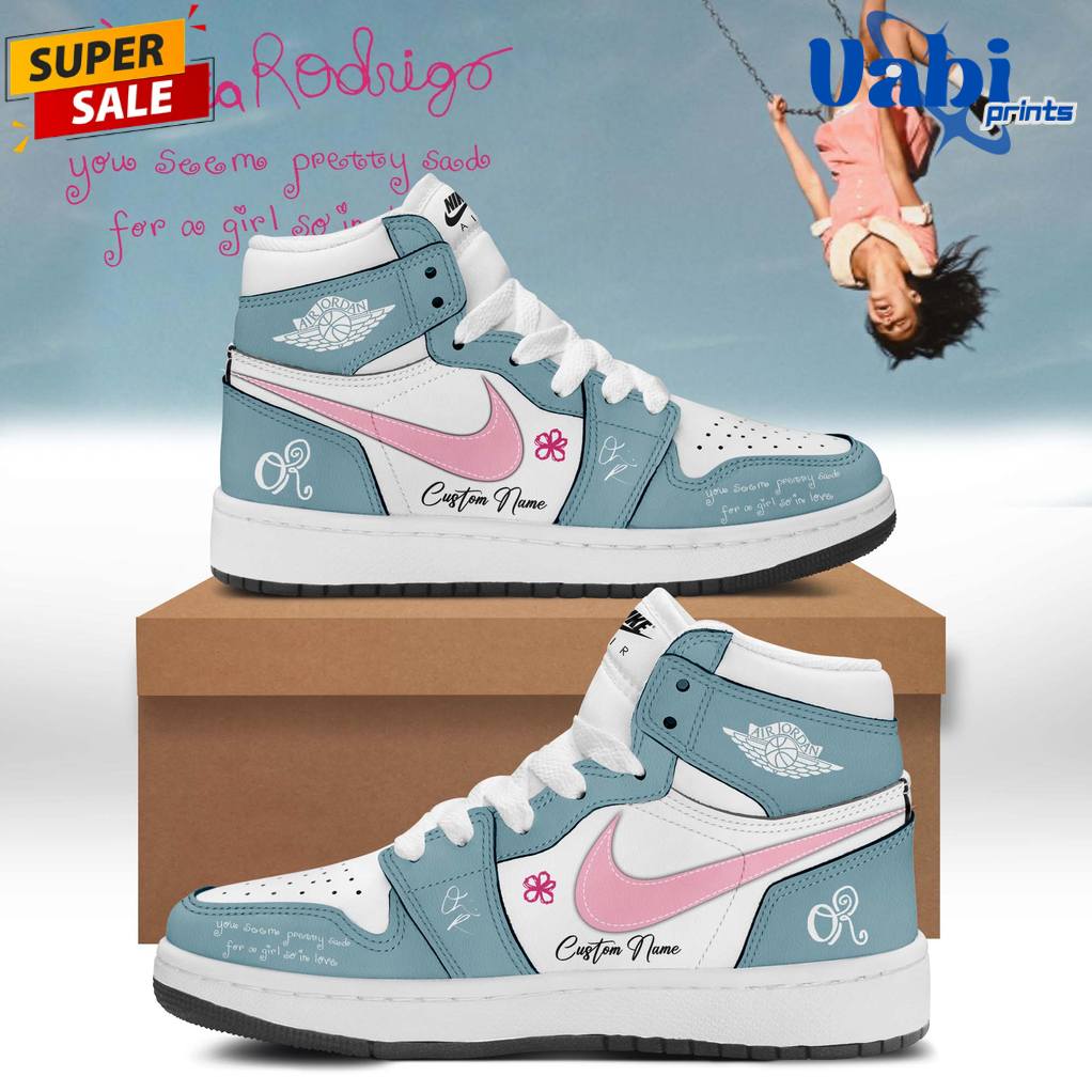 Olivia Rodrigo Album Limited Edition Signature “you seem pretty sad for a girl so in love” Air Jordan 1 Shoes Olivia Rodrigo Album Limited Edition Signature “you seem pretty sad for a girl so in love” Air Jordan 1 Shoes