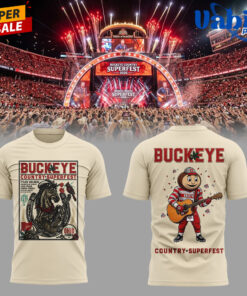 Ohio State Buckeyes Country Superfest 2026 Limited Edition 3D T-shirt