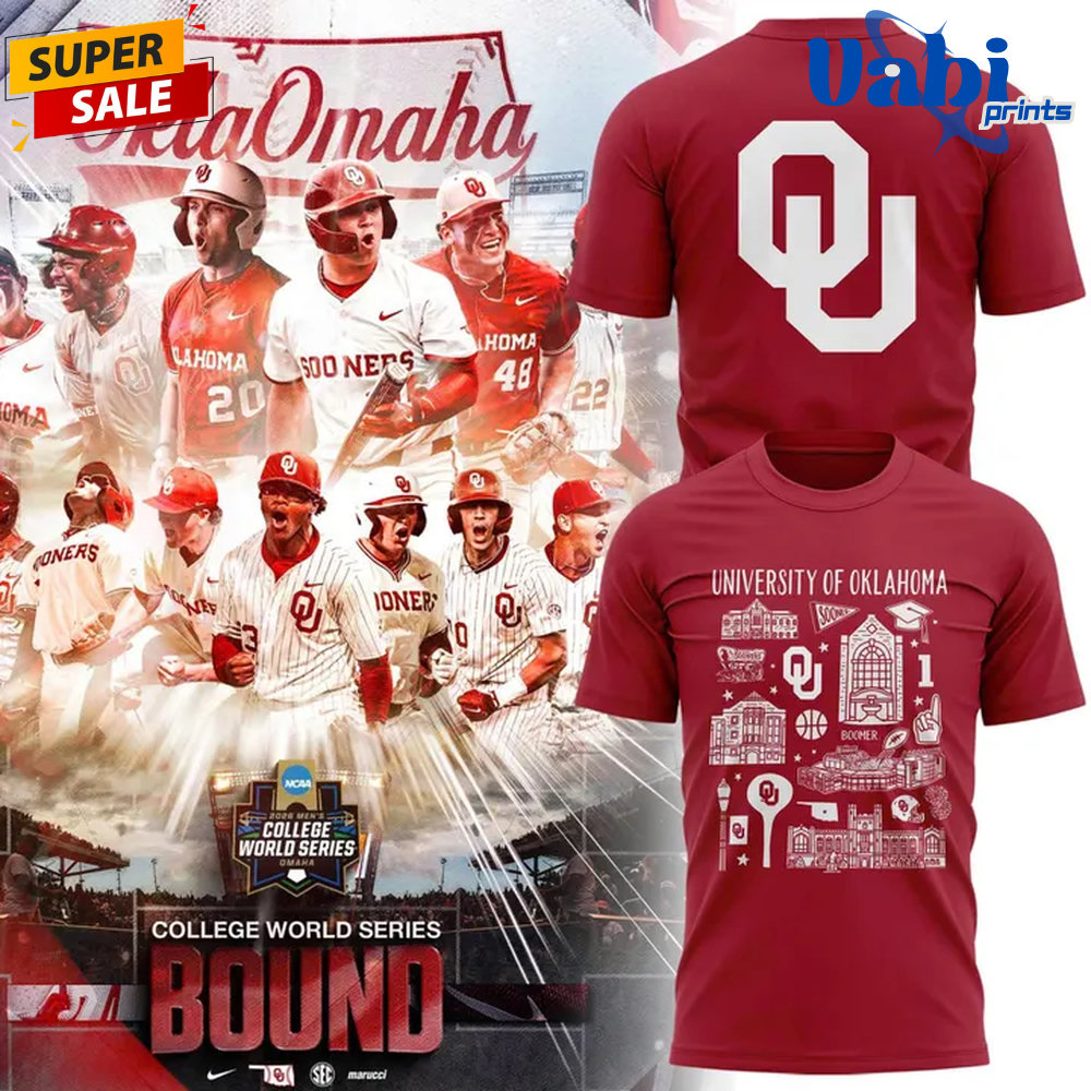 Oklahoma Baseball 2026 College World Series T-shirt Oklahoma Baseball 2026 College World Series T-shirt