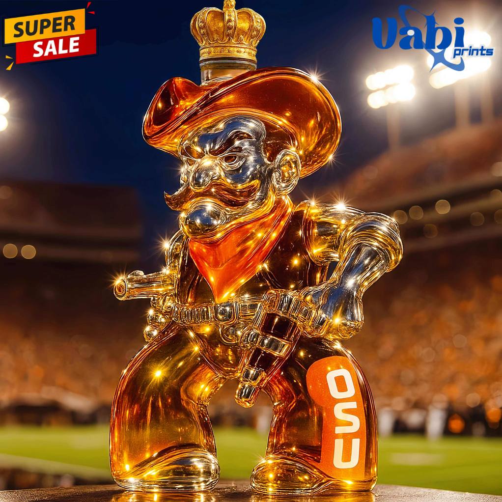 Oklahoma State Cowboys Limited Edition Whiskey Bottle Oklahoma State Cowboys Limited Edition Whiskey Bottle