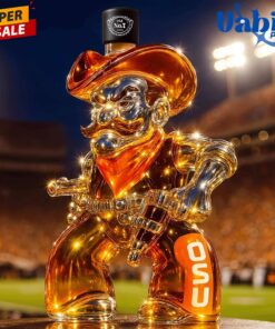Oklahoma State Cowboys Limited Edition Whiskey Bottle 2