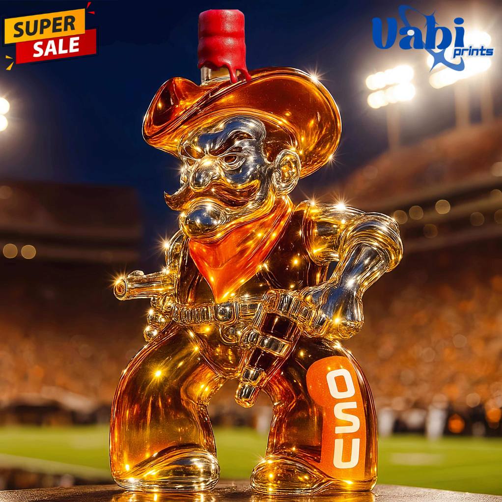 Oklahoma State Cowboys Limited Edition Whiskey Bottle Oklahoma State Cowboys Limited Edition Whiskey Bottle