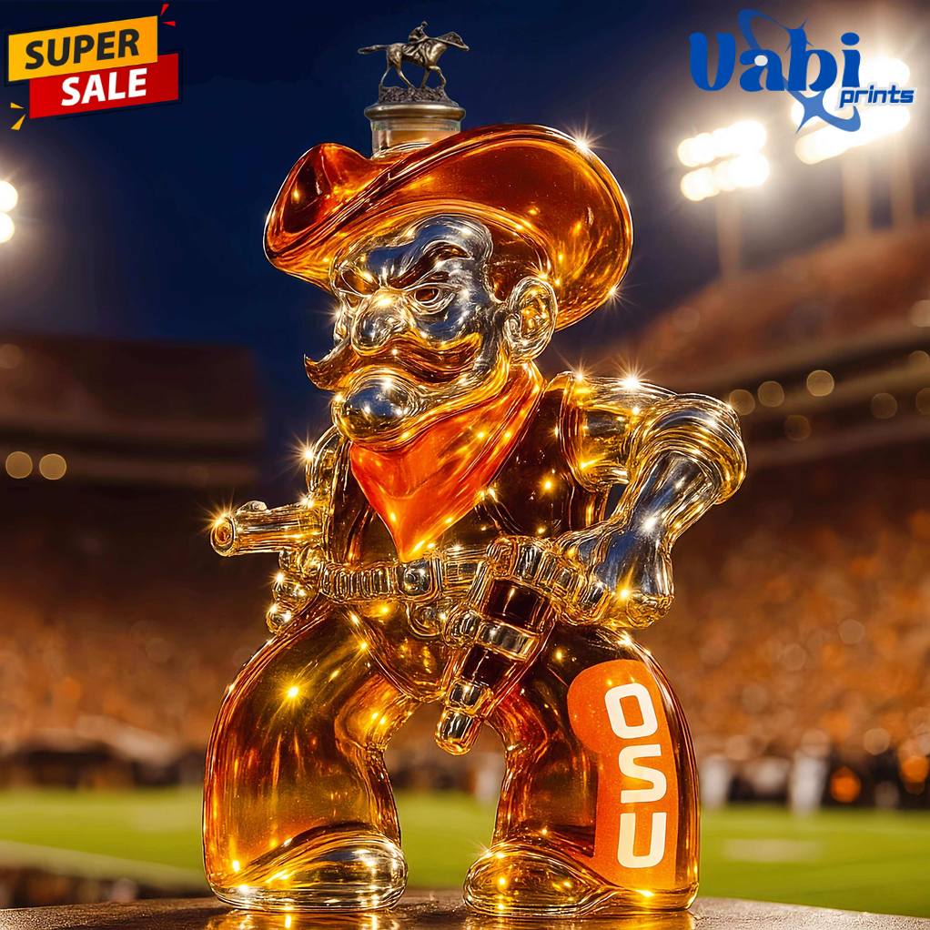 Oklahoma State Cowboys Limited Edition Whiskey Bottle Oklahoma State Cowboys Limited Edition Whiskey Bottle