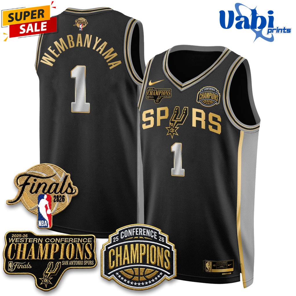 SAS 2026 NBA Western Conference Champions Vapor – Special Edition Basketball Jersey SAS 2026 NBA Western Conference Champions Vapor – Special Edition Basketball Jersey
