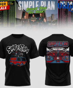 Simple Plan Bigger Than You Think Tour Limited Edition 3D T-shirt