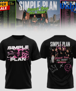 Simple Plan Bigger Than You Think Tour Limited Edition 3D T shirt 3.jpg