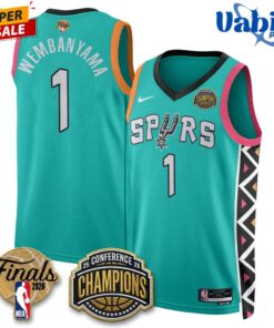 Spurs 2026 NBA Western Conference Champions Limited Edition Basketball Jersey
