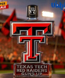 Texas Tech Red Raiders Guns Up Limited Edition Whiskey Bottle 2
