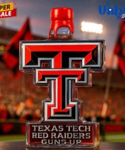 Texas Tech Red Raiders Guns Up Limited Edition Whiskey Bottle 3