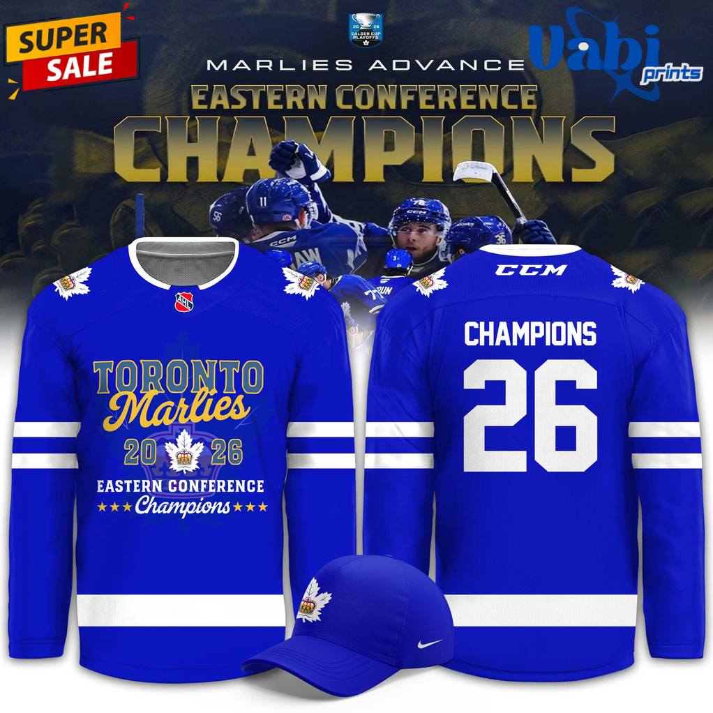 Toronto Marlies EASTERN CONFERENCE CHAMPIONS – Limited Edition Hockey Jersey Toronto Marlies EASTERN CONFERENCE CHAMPIONS – Limited Edition Hockey Jersey