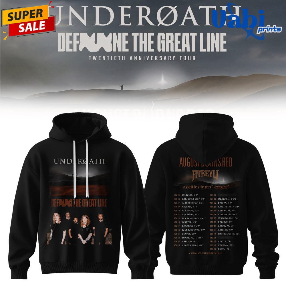 Underoath x Define The Great Line 20th Anniversary Hoodie Underoath x Define The Great Line 20th Anniversary Hoodie