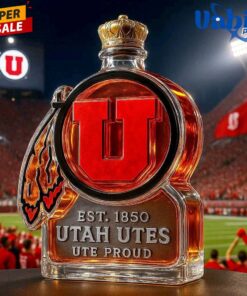 Utah Utes Ute Proud Limited Edition Whiskey Bottle 1