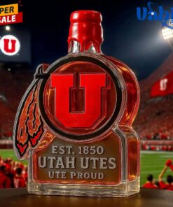 Utah Utes Ute Proud Limited Edition Whiskey Bottle 3